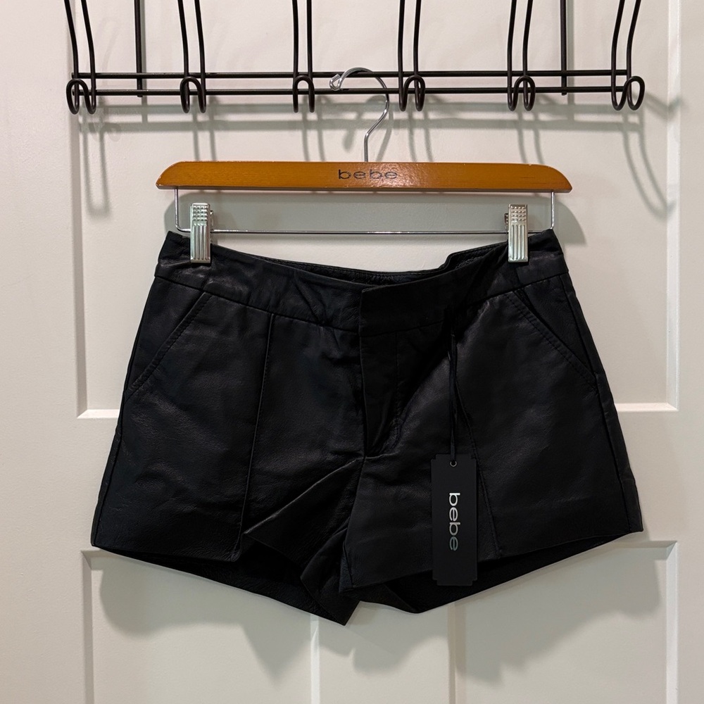 Bebe High Waist Black Shorts
